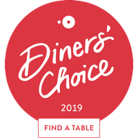 Diner's Choice 2019 - Find a Table link to Open table